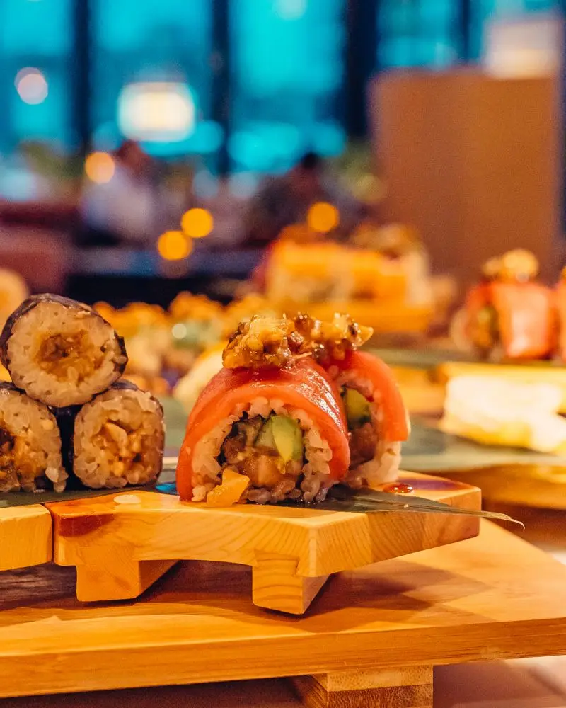 Makis sur geta au comptoir